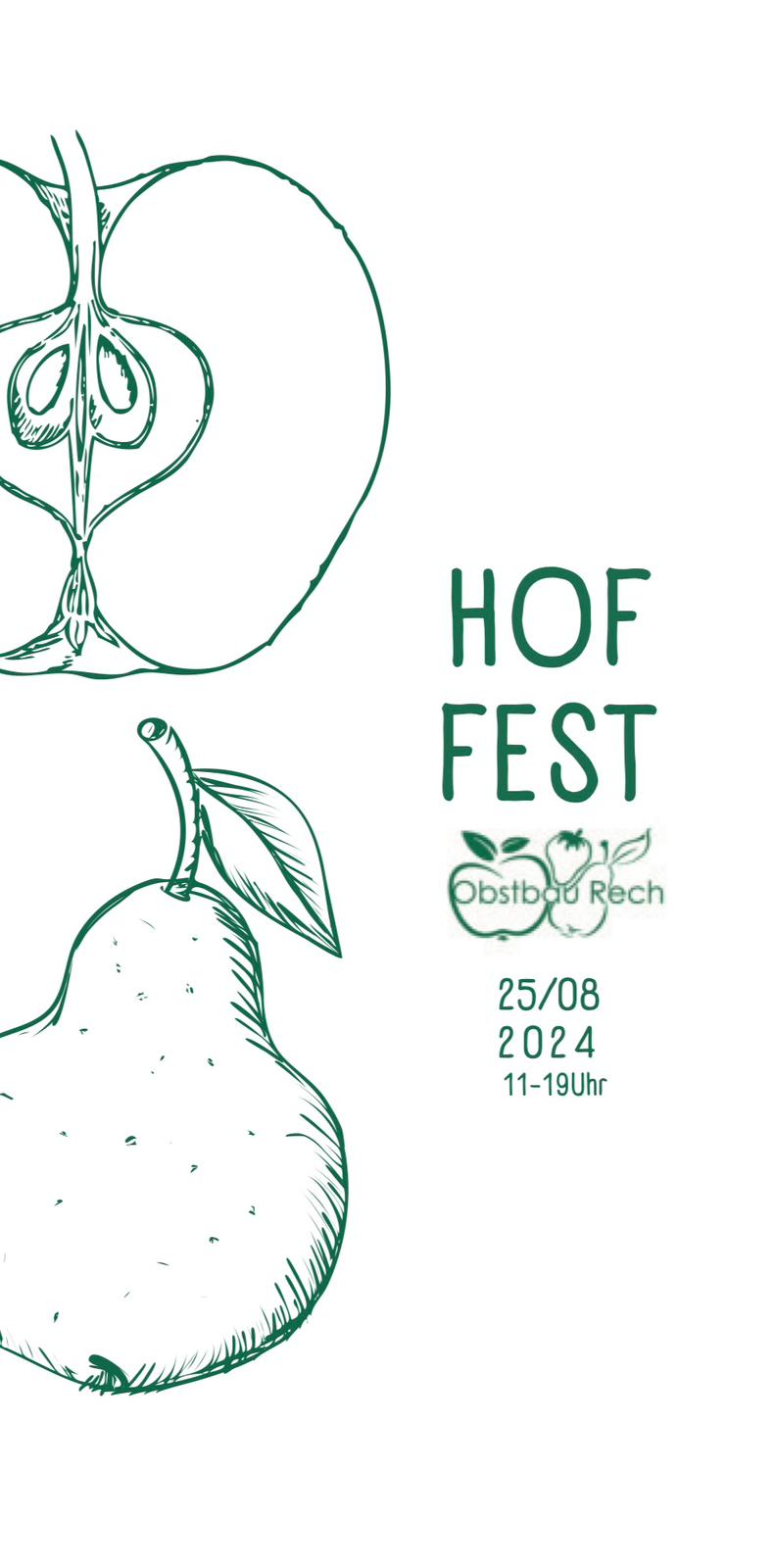 Hoffest Flyer Vorderseite